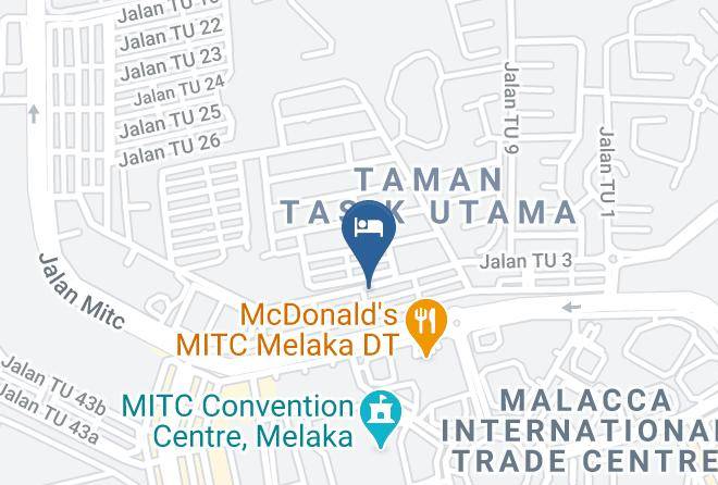 Melaka Tengah - Hotel Tasik Utama Maps