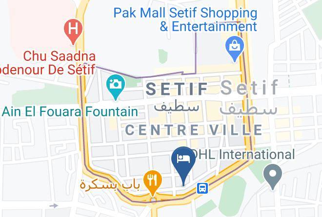 Setif - Hotel Tassili Maps