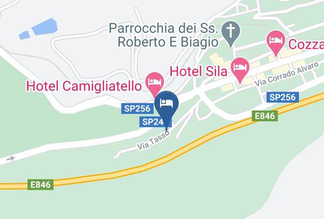 Cosenza - Hotel Tasso Maps
