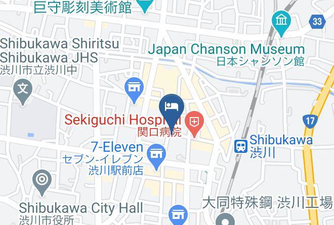 Shibukawa City - Hotel Tatsumi Maps