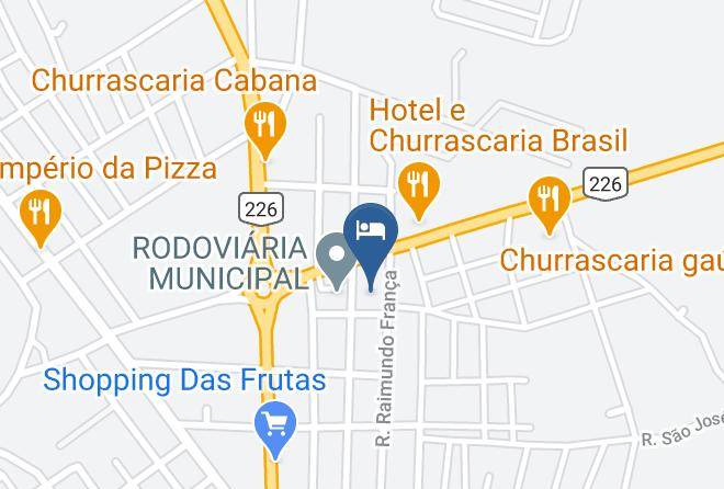 Presidente Dutra - Hotel Tavares Maps