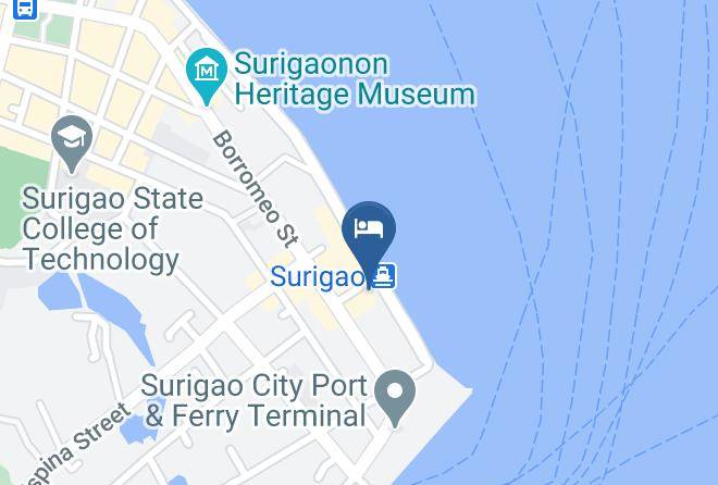 Surigao Del Norte - Hotel Tavern Surigao Maps