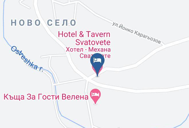 Hotel & Tavern Svatovete Map
