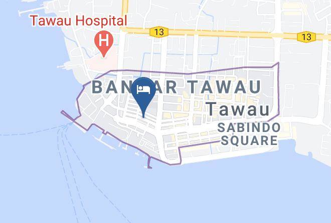 Bahagian Tawau - Hotel Tawau Maps