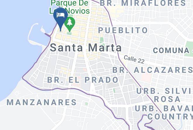 Santa Marta - Hotel Tayromar By Prima Collection Maps