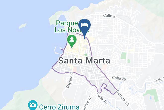 Santa Marta - Hotel Tayrona Magico Maps