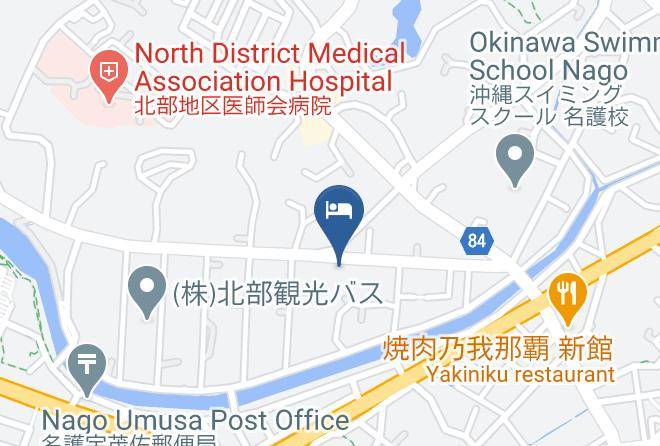 Nago City - Hotel Te's Maps