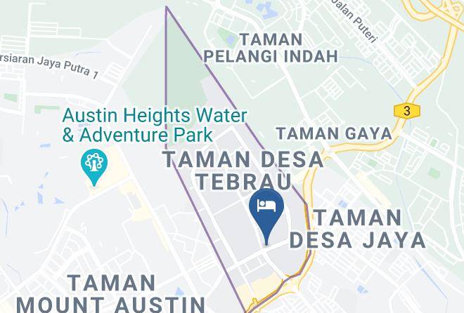 Johor Bahru - Hotel Tebrau Ct Maps