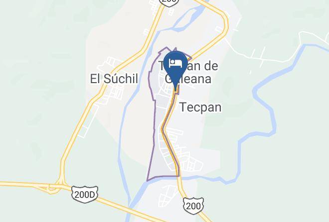 Tecpan De Galeana - Hotel Tecpan Maps