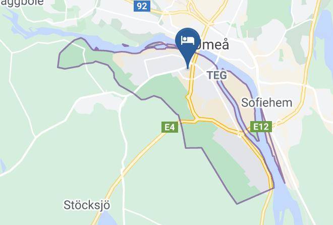Umea - Hotel Teg Maps