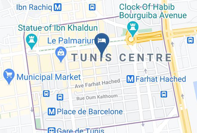 Tunis - Hotel Tej Tunis Maps