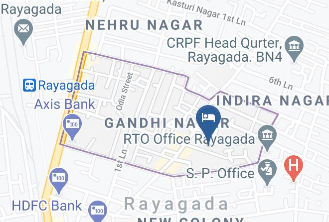 Rayagada - Hotel Tejasvi International Maps