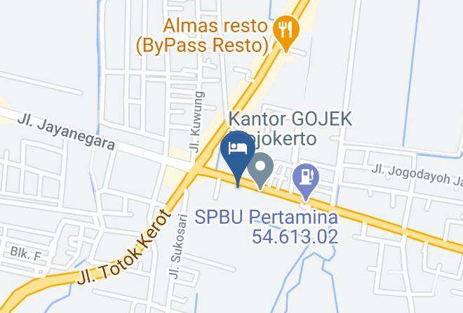Mojokerto Regency - Hotel Tejo Wulan Maps