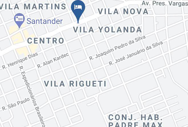 Rancharia - Hotel Tejota Maps