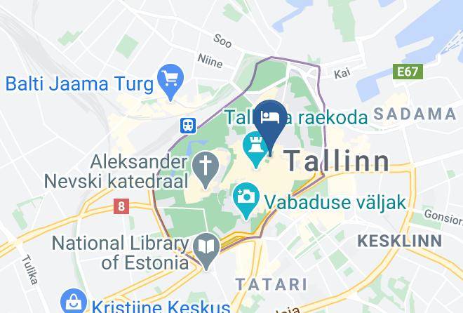 Tallinn - Hotel Telegraaf Maps