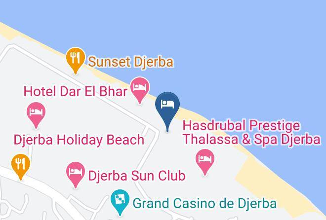 Djerba - Hotel Telemaque Beach & Spa Djerba Maps