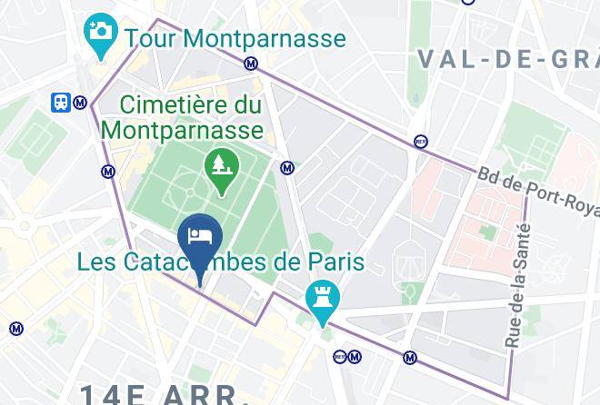 Paris - Hotel Telemaque Maps