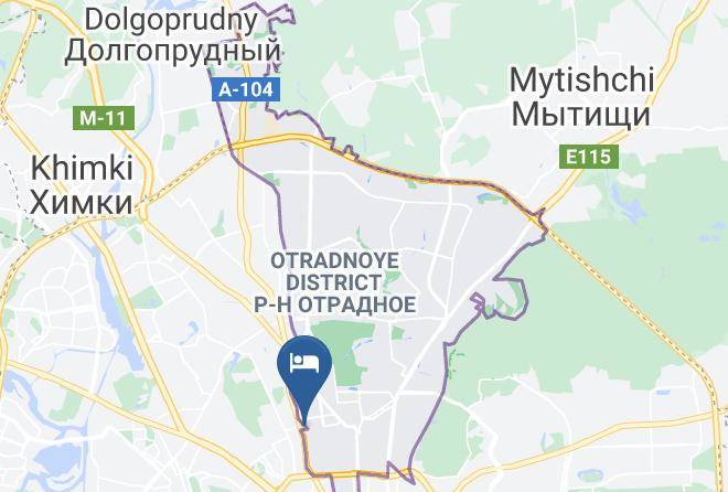 Moscow - Hotel Tema Maps