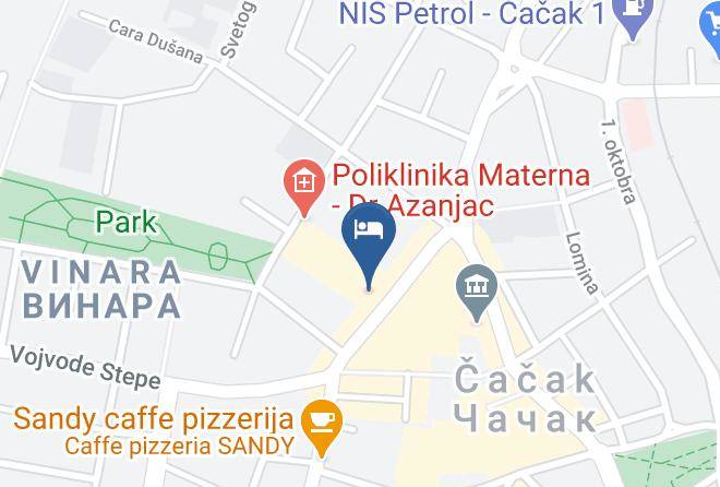 Moravicki Okrug - Hotel Tema Nova Maps