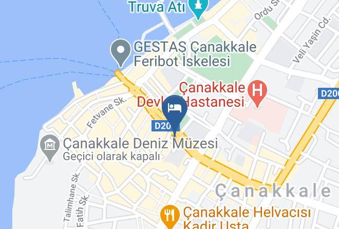 Canakkale Kemalpasa - Hotel Temizay Maps