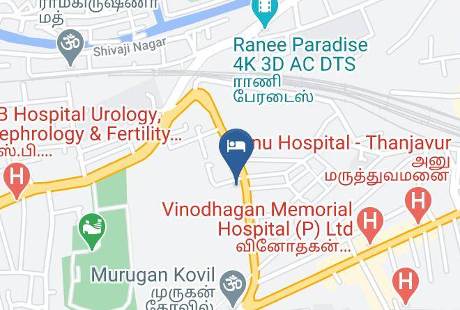 Thanjavur - Hotel Temple Tower Maps