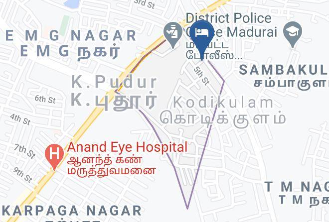 Madurai - Hotel Templecity Dreamz Inn Maps