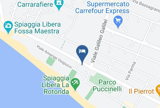 Massa Carrara - Hotel Tenda Rossa Maps