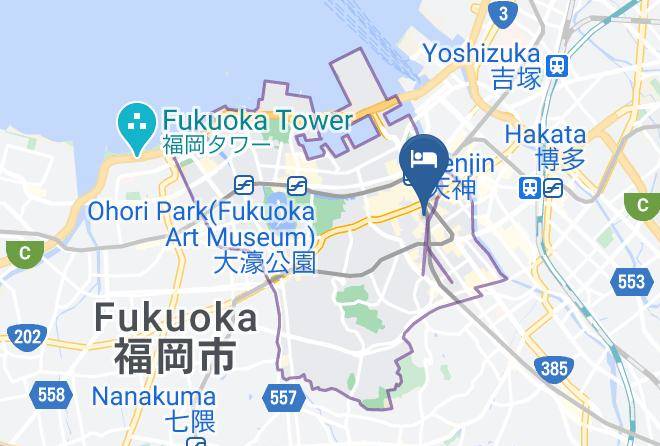 Fukuoka City Chuo Ward - Hotel Tenjin Place Maps