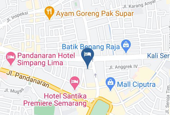 Kota Semarang - Hotel Tentrem Semarang Maps