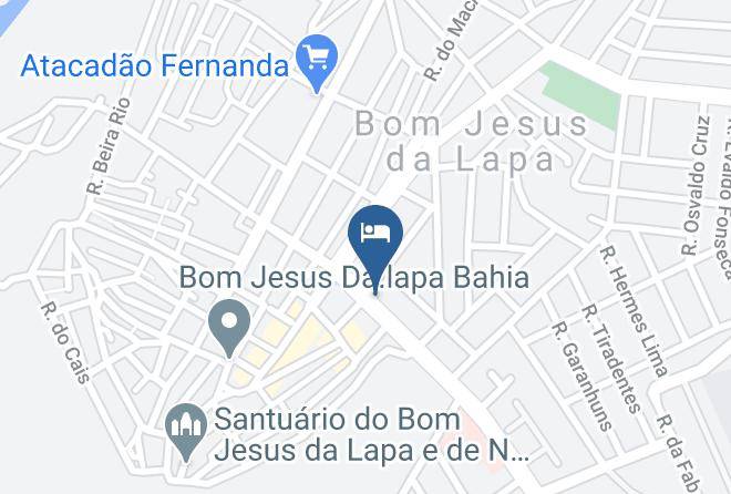 Bom Jesus Da Lapa - Hotel Teofilo Otoni Maps