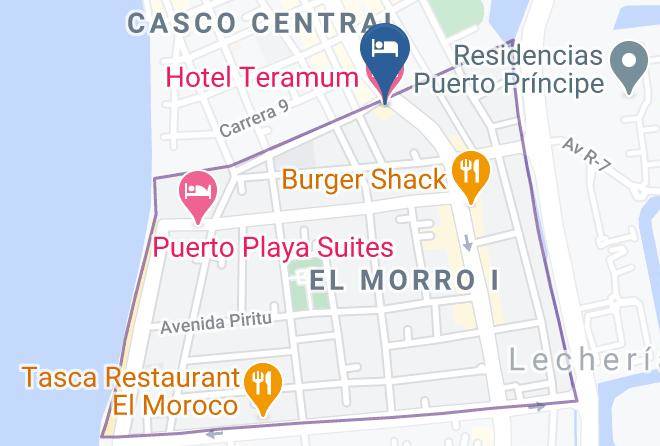 Barcelona - Hotel Teramum Maps