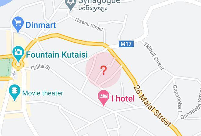 Kutaisi - Hotel Terasa Kutaisi Maps