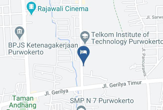 Banyumas Regency - Hotel Teratai Mas Maps