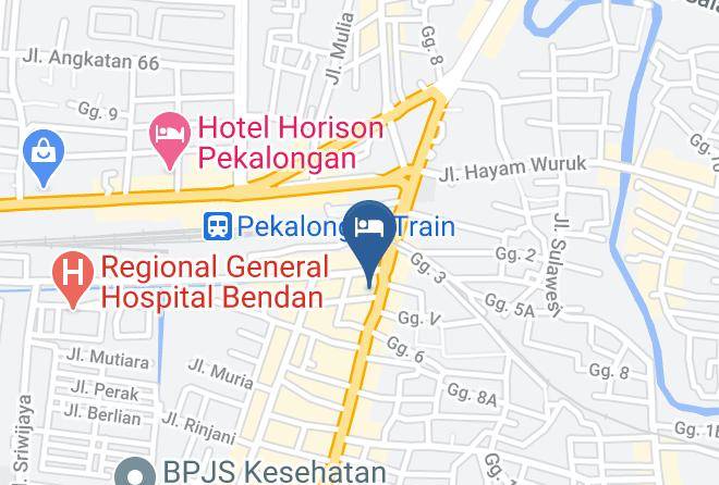 Kota Pekalongan - Hotel Teratai Maps