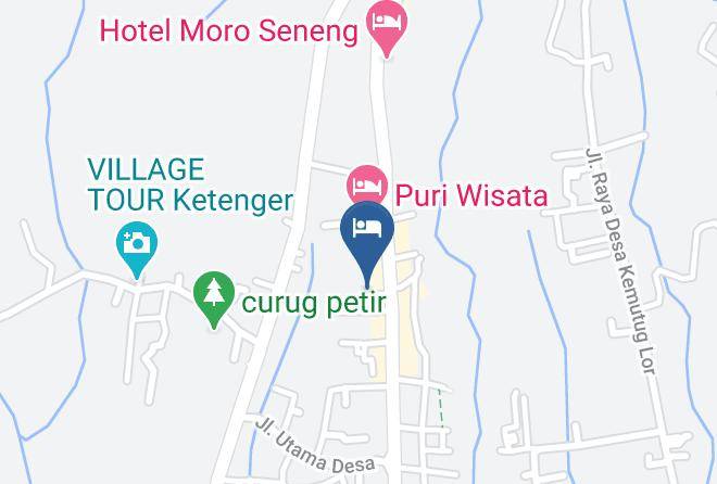 Banyumas Regency - Hotel Teratai Putih 2 Baturraden Maps