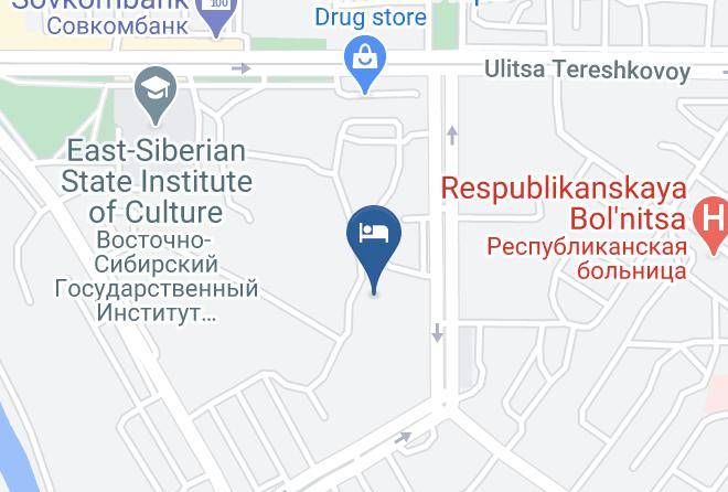 Ulan Ude - Hotel Teremok Maps