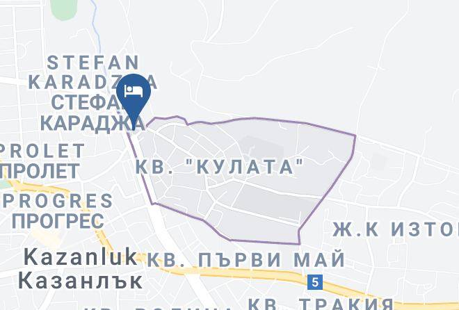 Kazanlak - Hotel Teres Maps