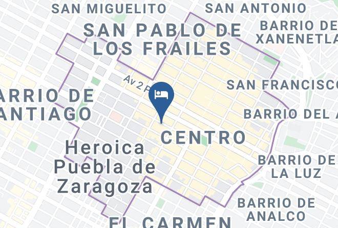 Heroica Puebla De Zaragoza Puebla - Hotel Teresita Maps