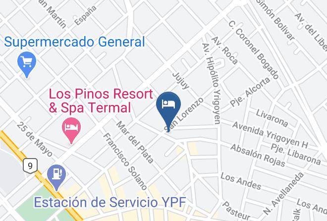 Rio Hondo - Hotel Termal Cordoba Maps