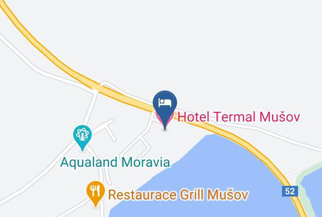 Brno Province - Hotel Termal Musov Maps