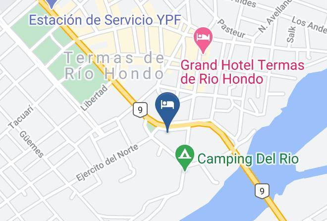Rio Hondo - Hotel Termal Solanas Maps