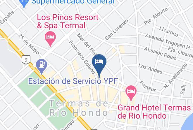 Rio Hondo - Hotel Termal & Spa Los Felipe Maps