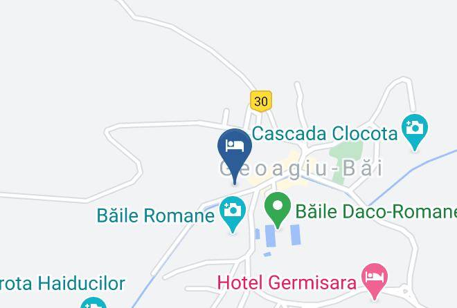 Geoagiu - Hotel Termal Maps