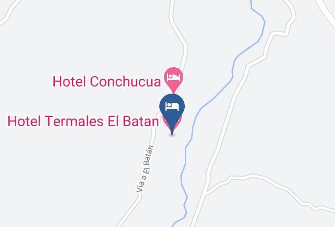 Hotel Termales El Batan Map