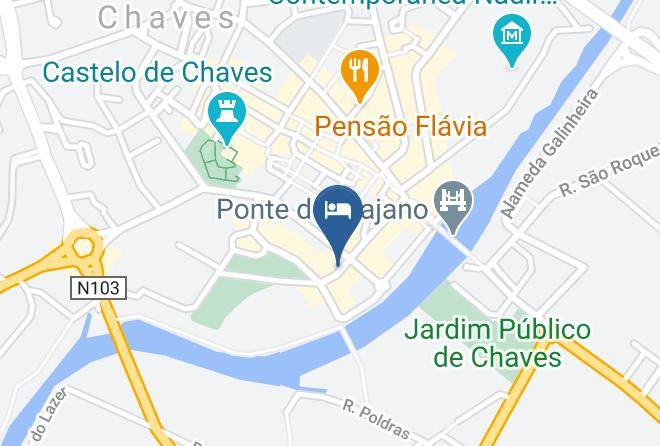 Chaves - Hotel Termas Maps