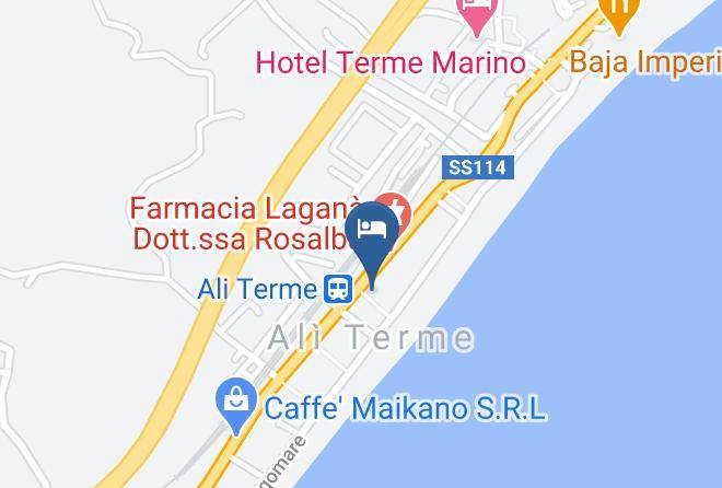 Messina - Hotel Terme Acqua Grazia Maps