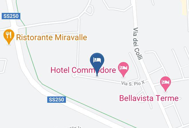 Padua - Hotel Terme Apollo Maps