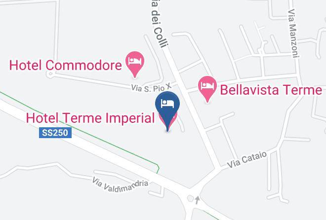 Padua - Hotel Terme Imperial Maps