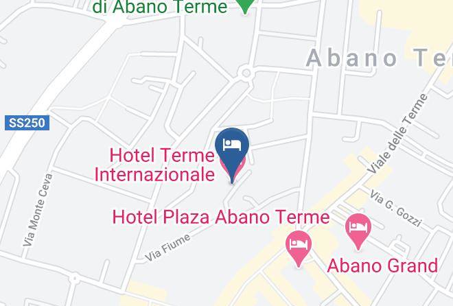 Padua - Hotel Terme Internazionale Maps
