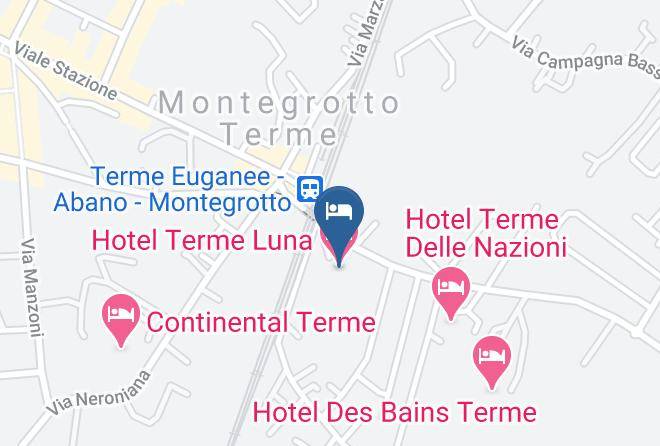 Padua - Hotel Terme Luna Maps